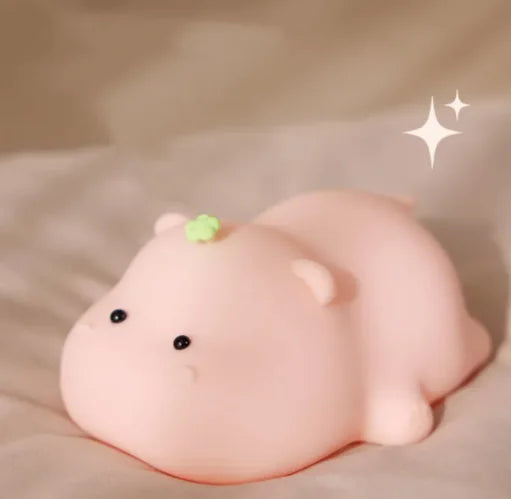 Cartoon Hippo NIght Lamp