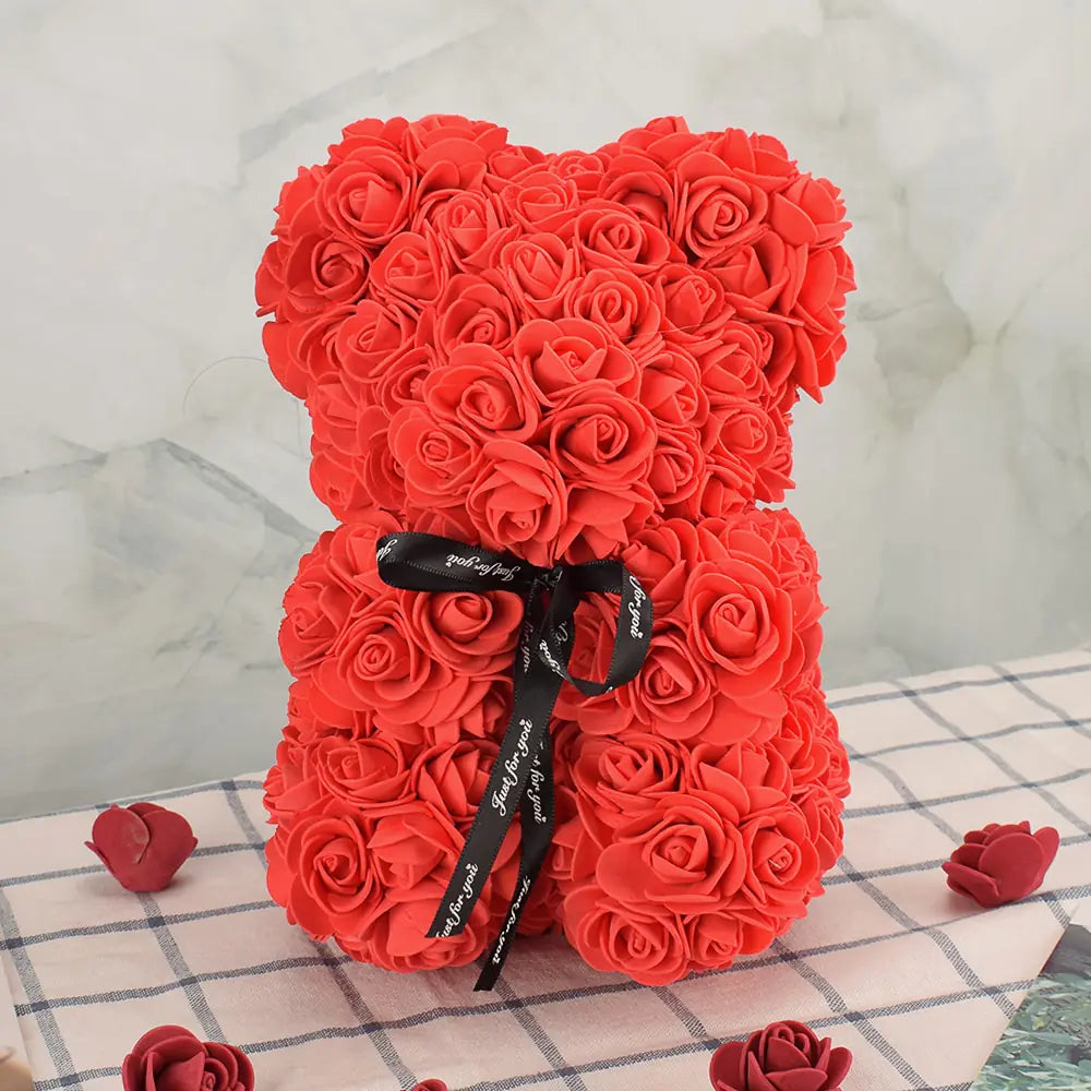 Flower Rose Teddy Bear