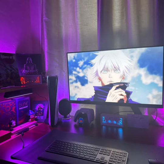 Gojo from Jujutsu Kaisen lightbox template preview - alternate view