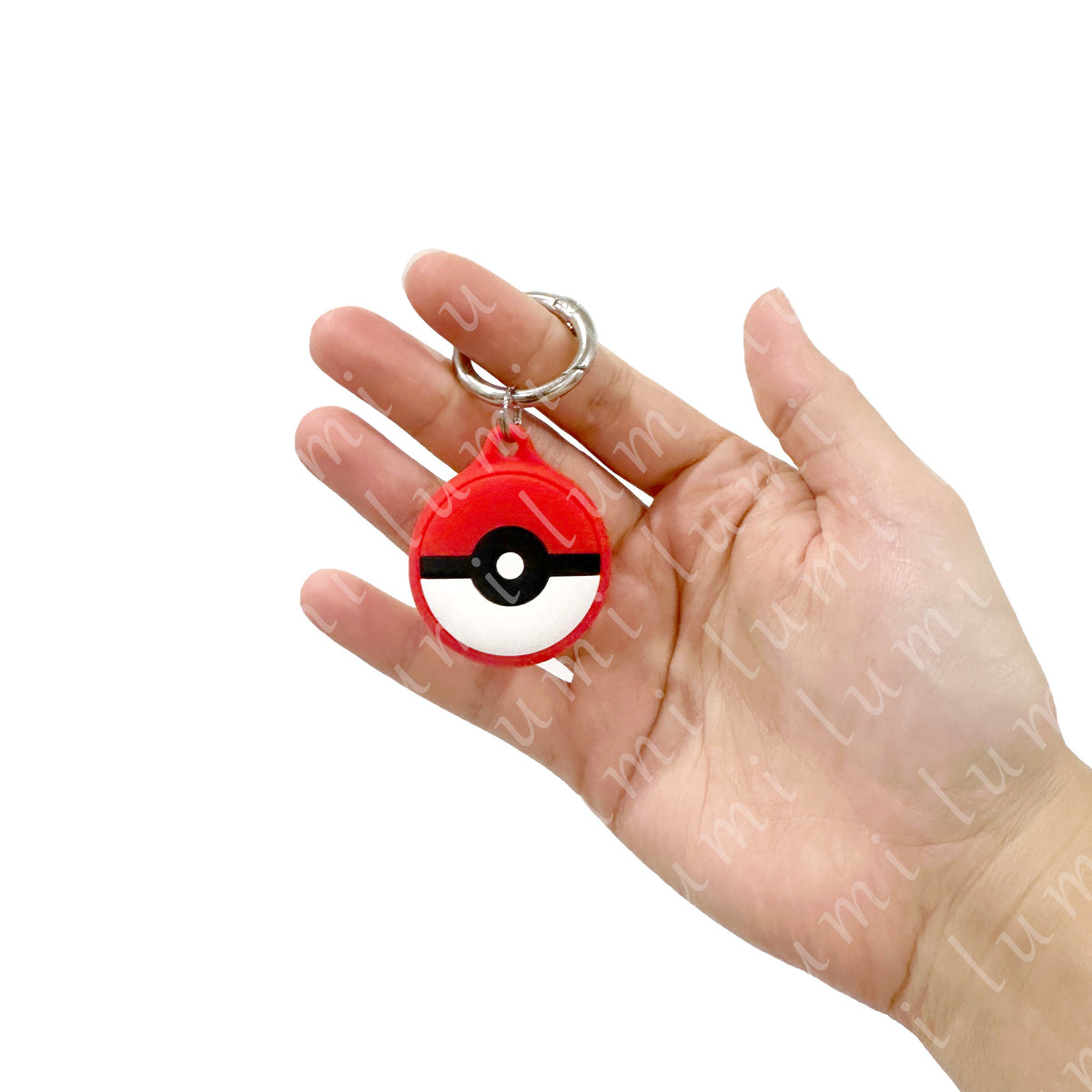 Poké Ball from Pokémon keychain - detail view