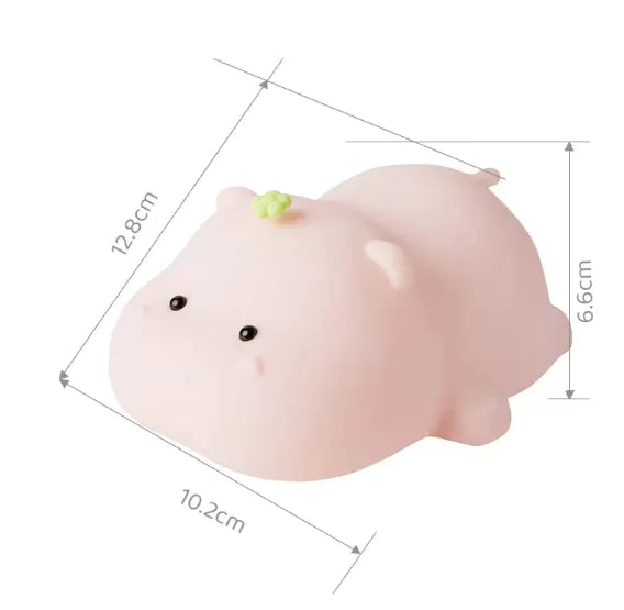Cartoon Hippo NIght Lamp