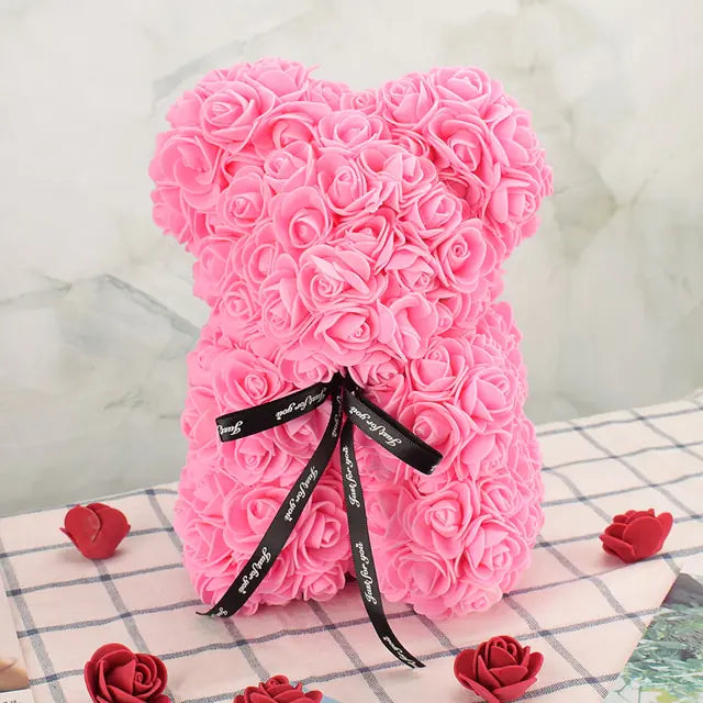 Flower Rose Teddy Bear