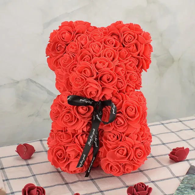 Flower Rose Teddy Bear