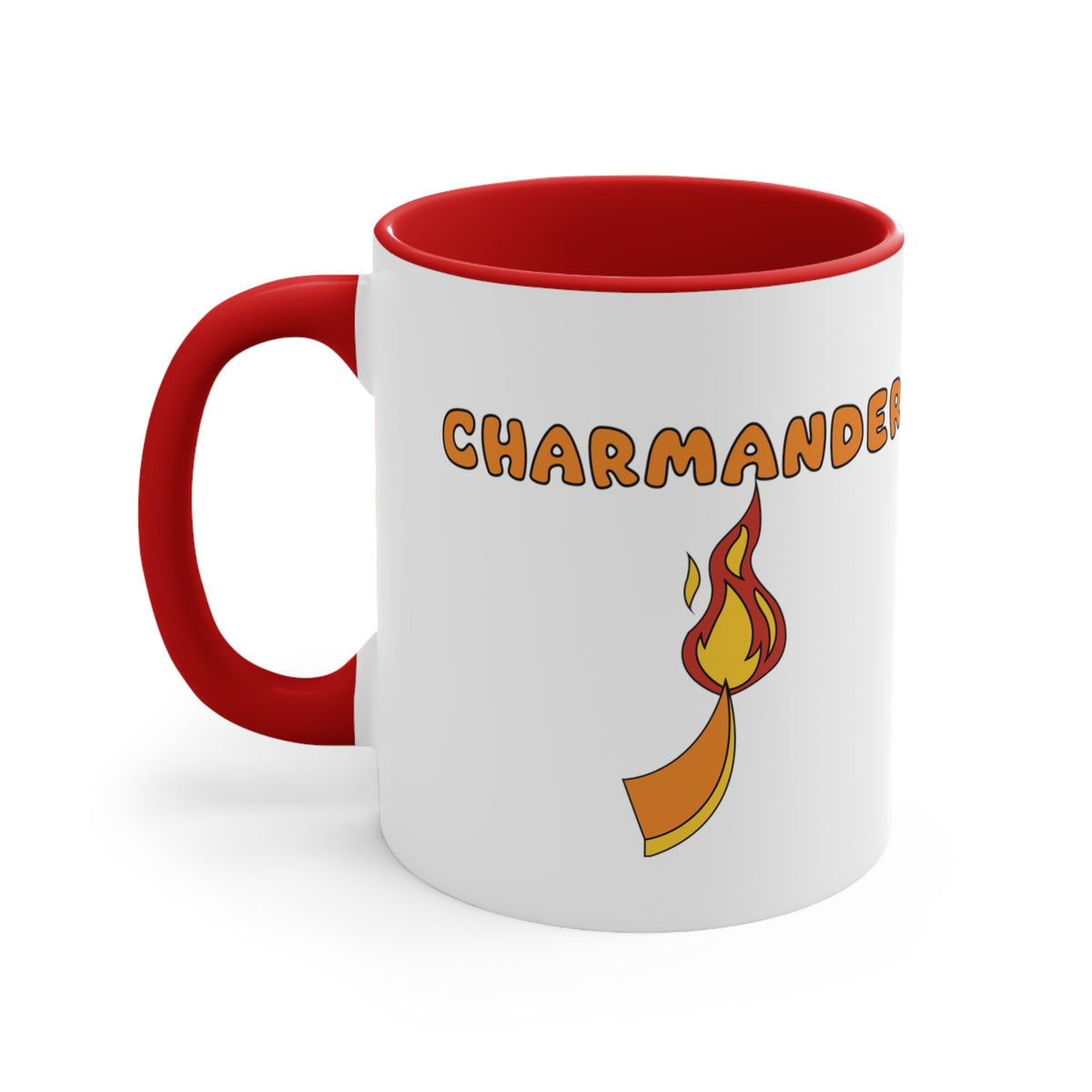Charmander from Pokémon 11oz ceramic mug - detail view