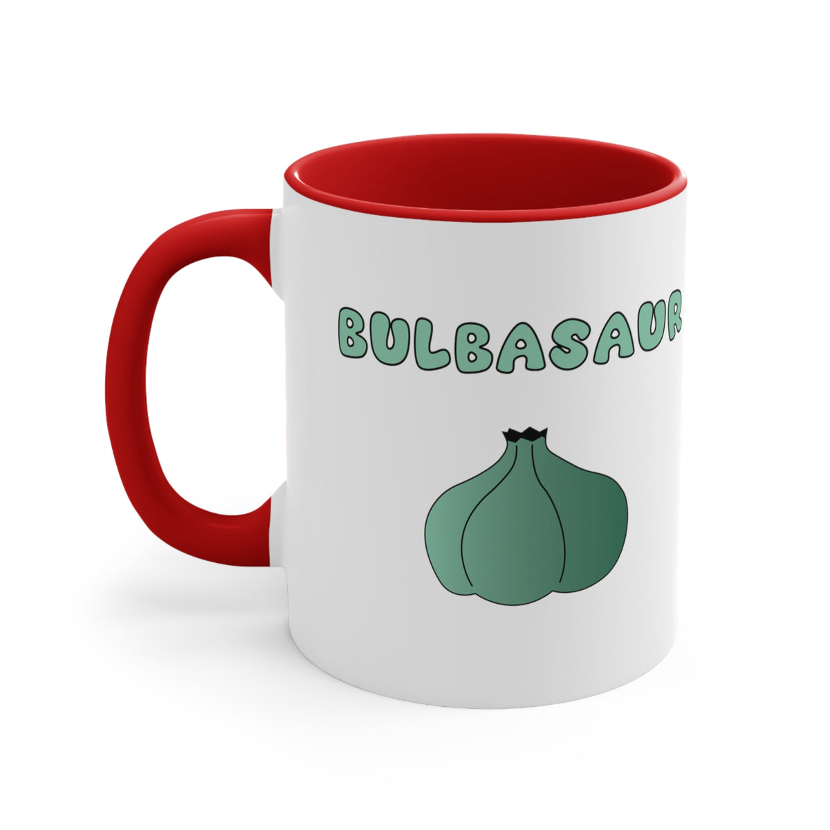 Bulbasaur from Pokémon 11oz ceramic mug - detail view