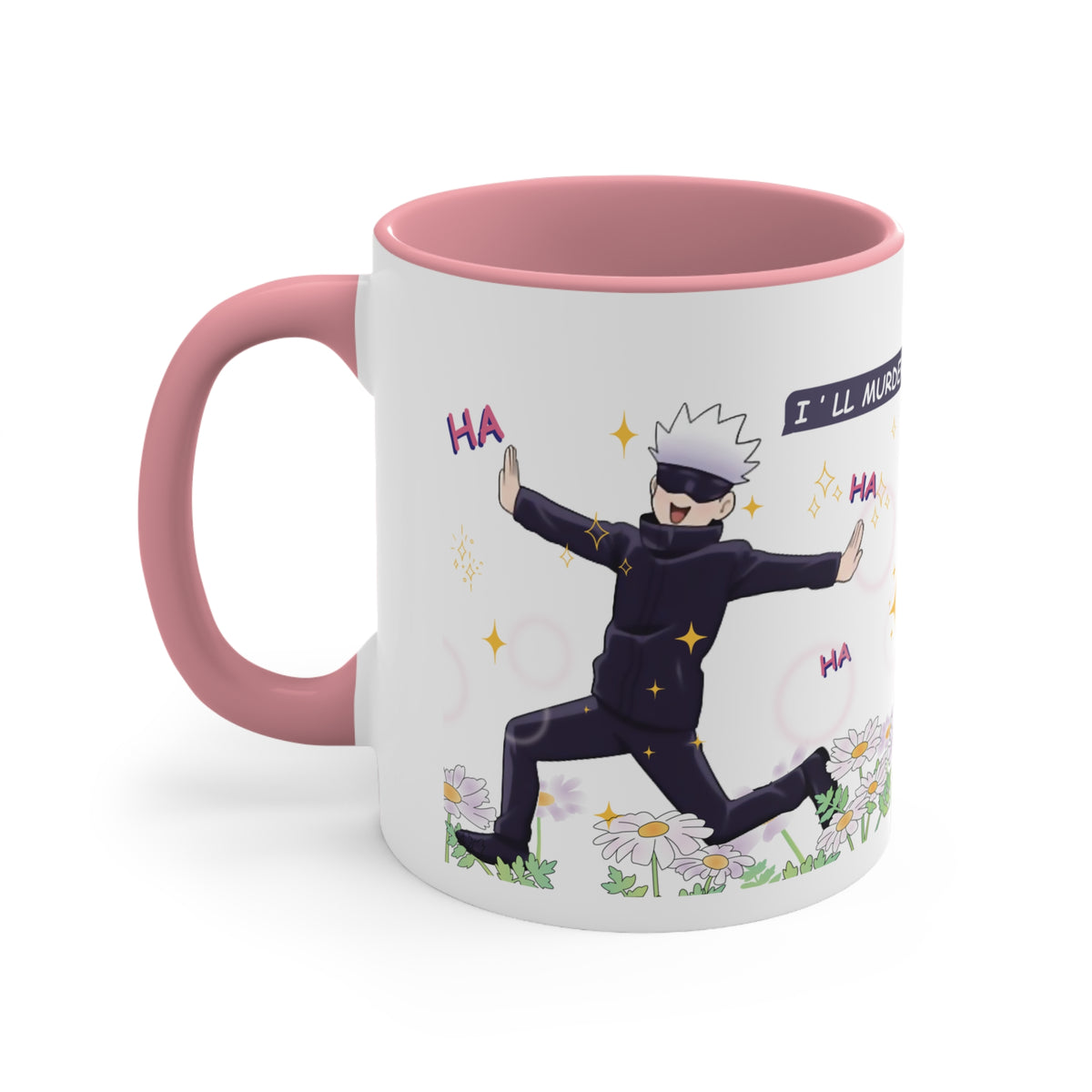 Gojo from Jujutsu Kaisen 11oz ceramic mug