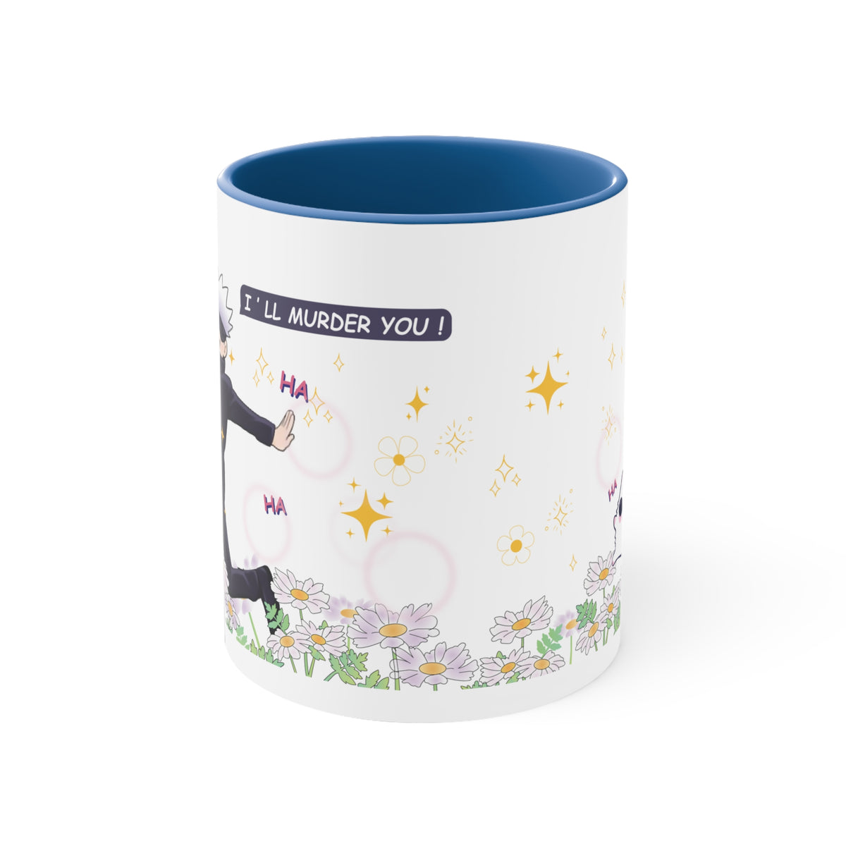 Gojo satoru, domain expansion, gojo mug, gojo anime merchandise, gojo art, gojo ill murder you, anime mug, anime merchandise, jujutsu kaisen merch, jjk merch, jjk mug, catoru mug