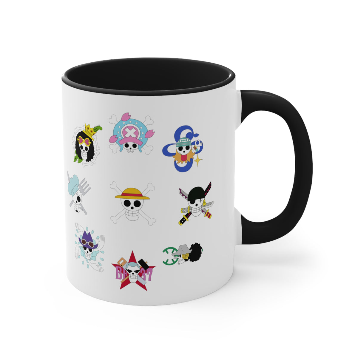 Luffy from One Piece 11oz ceramic mug - detail view