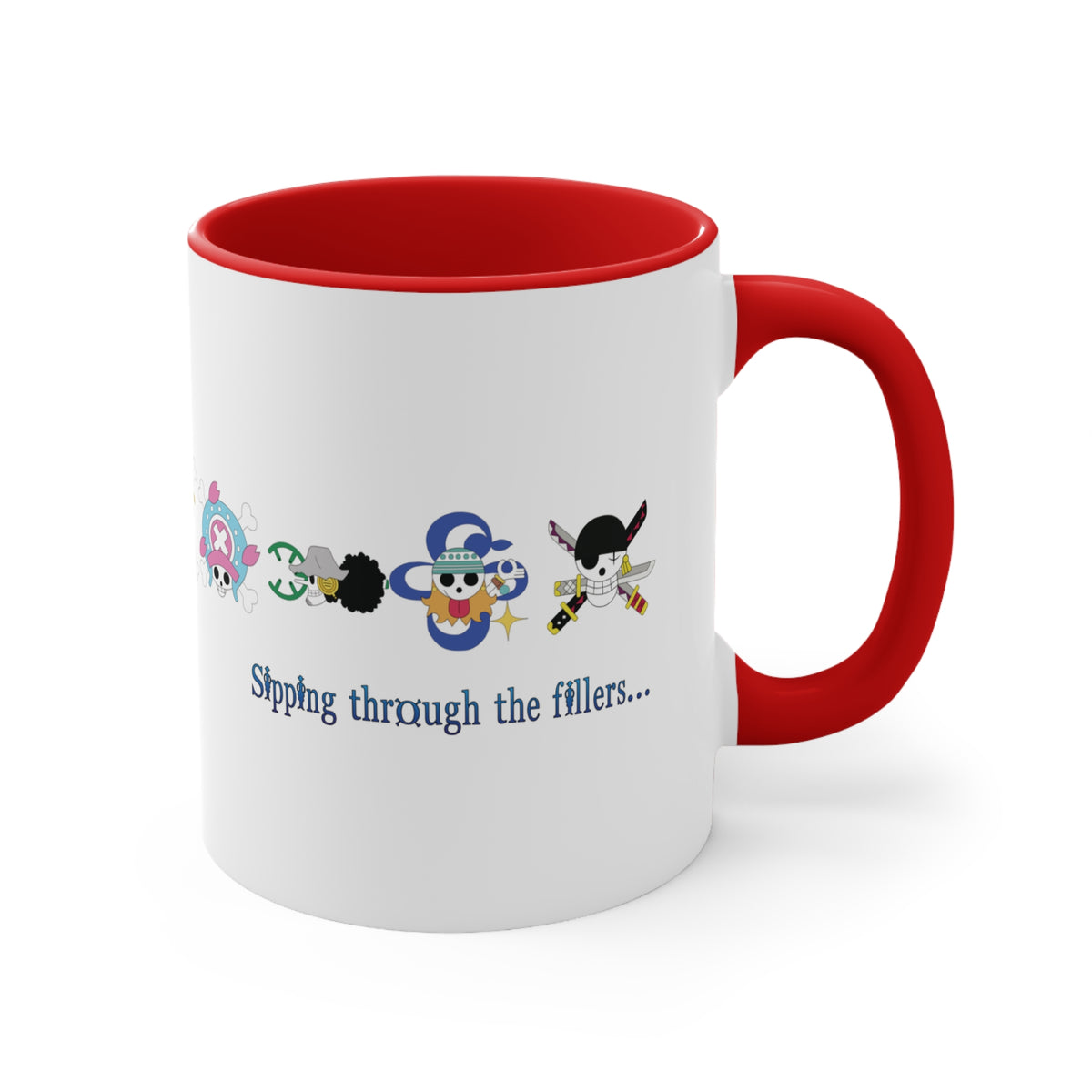 One Piece, Sipping through the fillers! 11oz Coffee Mug 11oz ceramic mug - alternate view