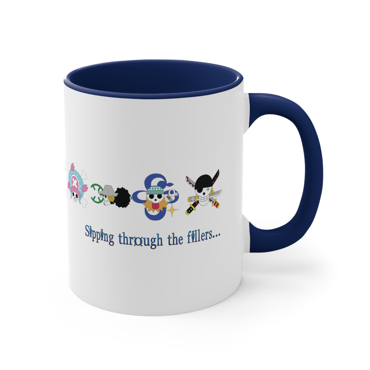 One Piece, Sipping through the fillers! 11oz Coffee Mug 11oz ceramic mug