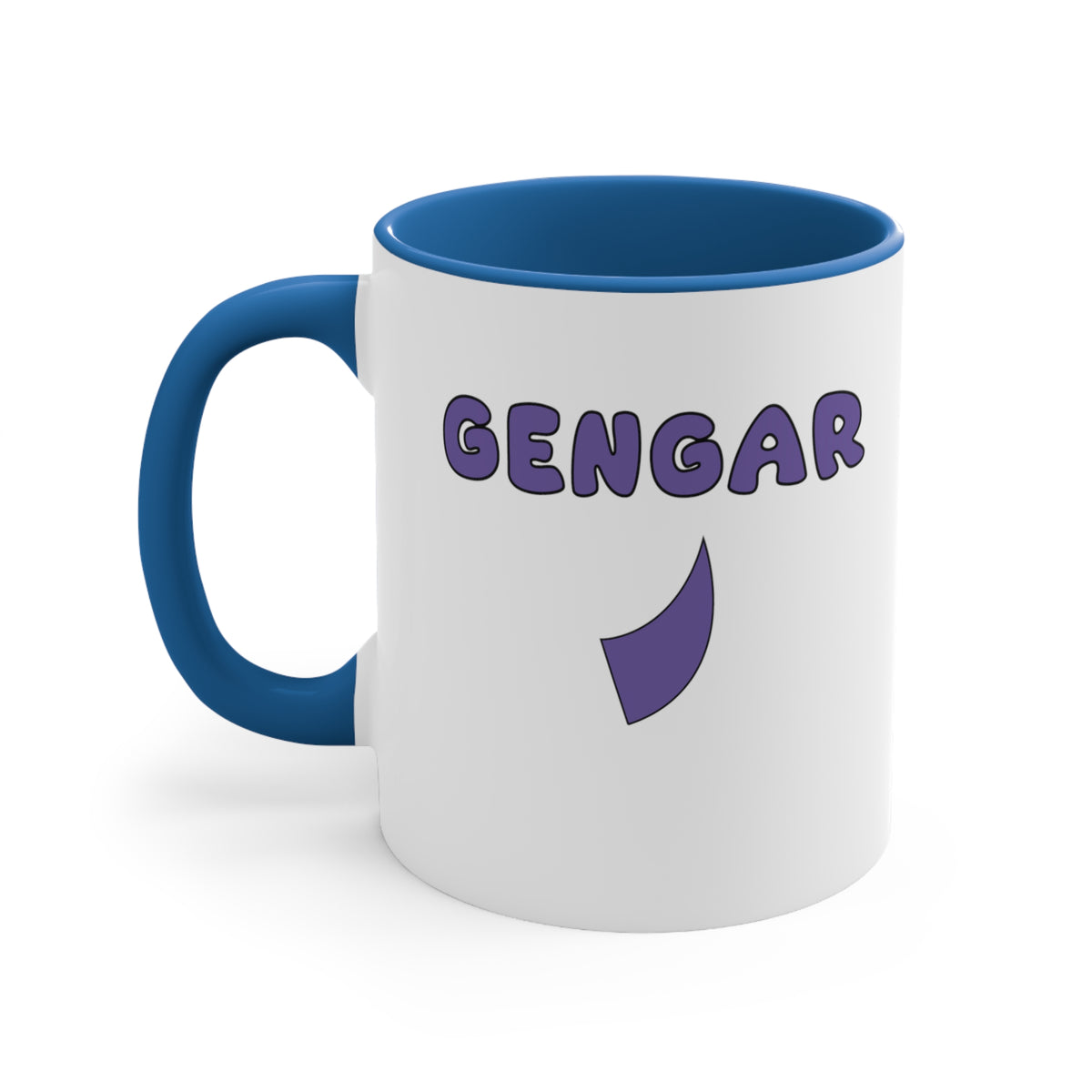 Gengar from Pokémon 11oz ceramic mug - detail view