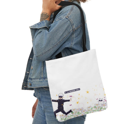 Gojo from Jujutsu Kaisen tote bag - detail view