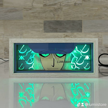 Kite from Hunter x Hunter LED light box glowing