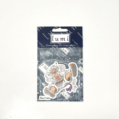 Luffy from One Piece air freshener - detail view