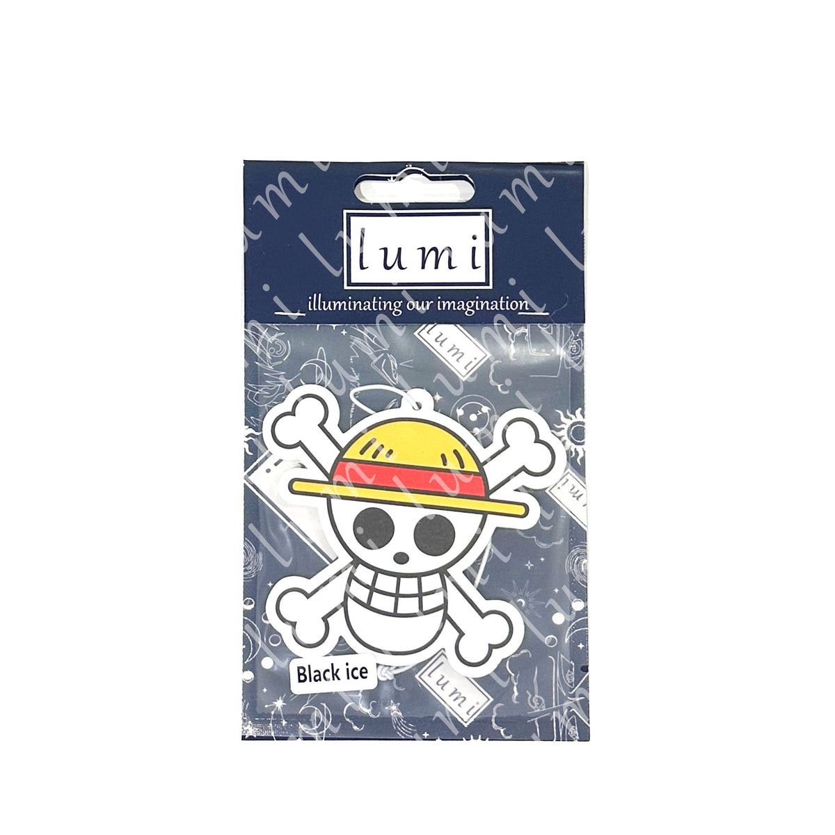 Luffy from One Piece air freshener - detail view