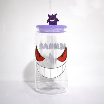 Gengar from Pokémon 16oz glass tumbler