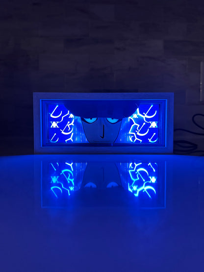 Kite from Hunter x Hunter LED light box - detail view