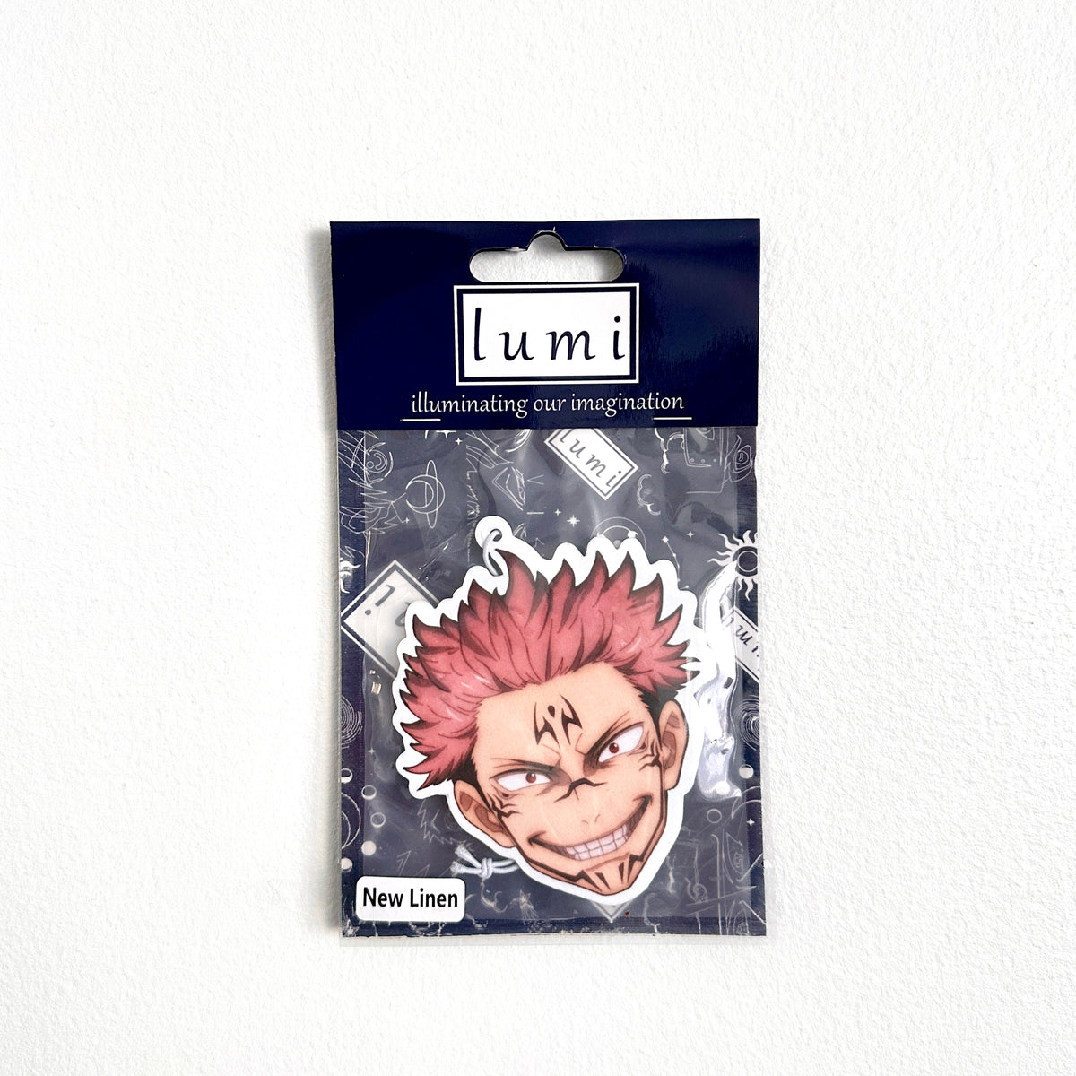 Sukuna from Jujutsu Kaisen air freshener - alternate view