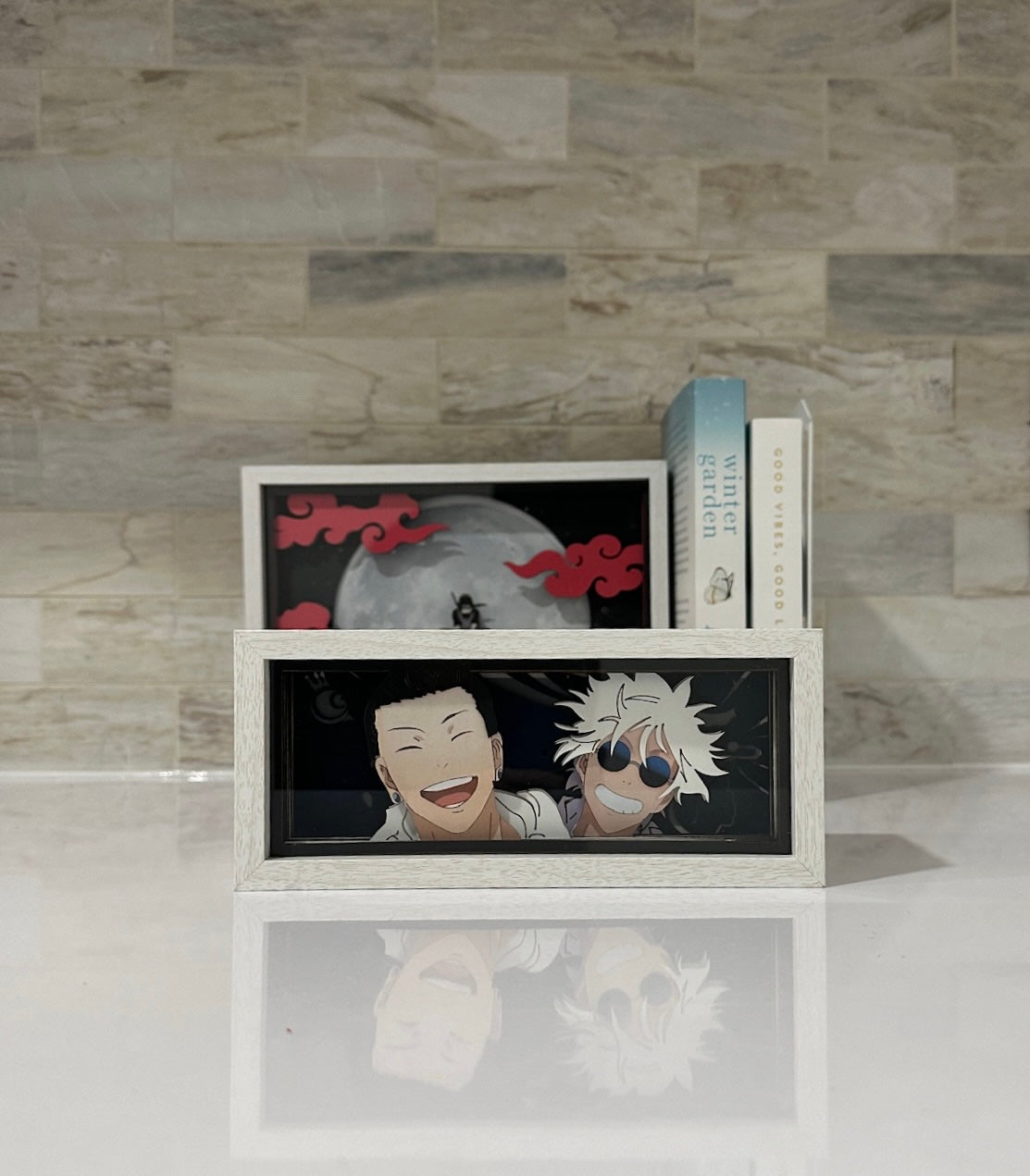 Gojo from Jujutsu Kaisen LED light box glowing