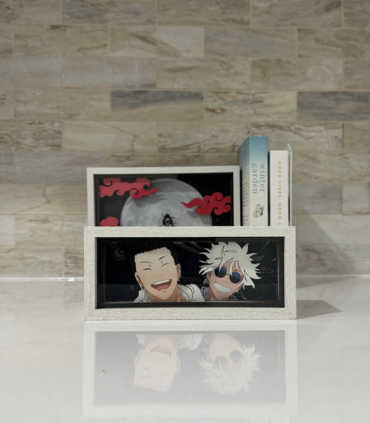 Gojo from Jujutsu Kaisen LED light box glowing