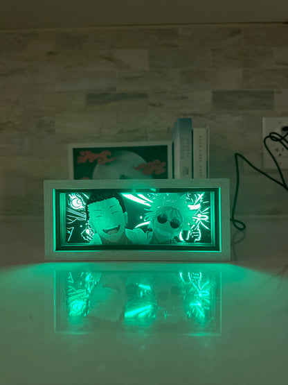Gojo from Jujutsu Kaisen LED light box - detail view