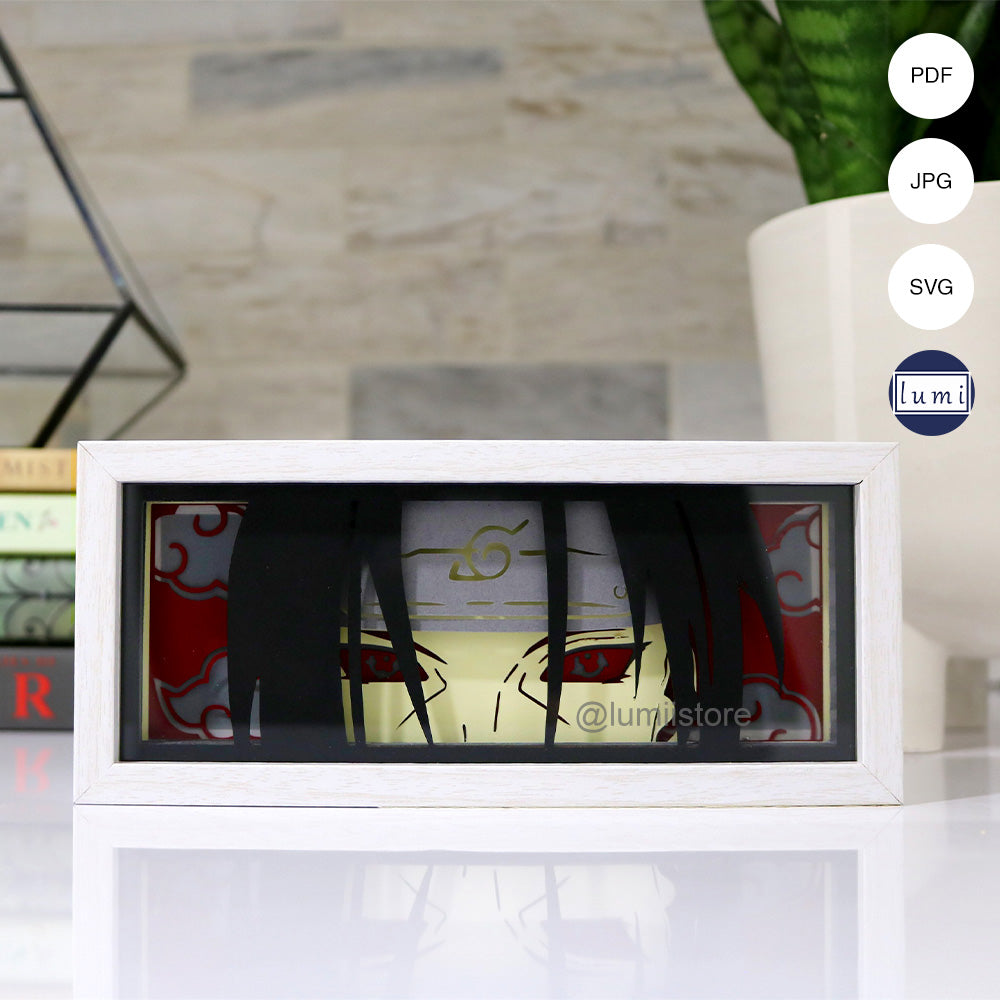 Itachi from Naruto Shippuden lightbox template preview
