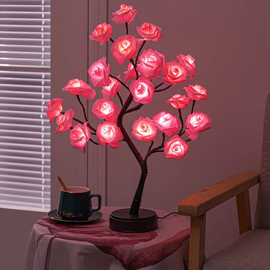 Rose Flower Tree Night Lamp
