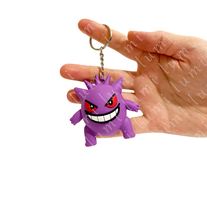 Gengar from Pokémon keychain - detail view