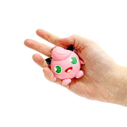 Jigglypuff from Pokémon keychain - detail view