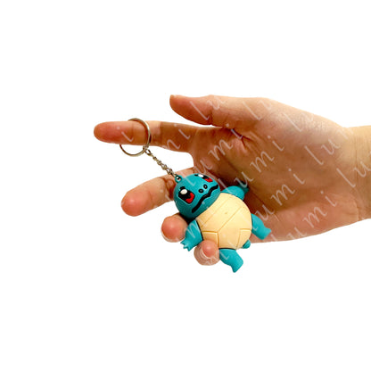 Squirtle from Pokémon keychain - detail view
