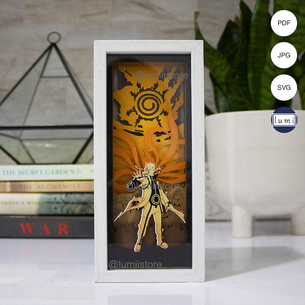 Naruto from Naruto Shippuden lightbox template preview