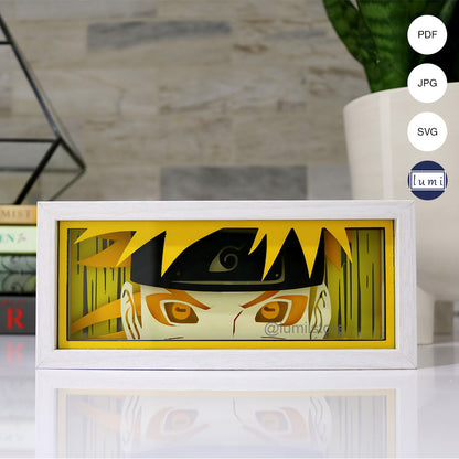 Naruto from Naruto Shippuden lightbox template preview
