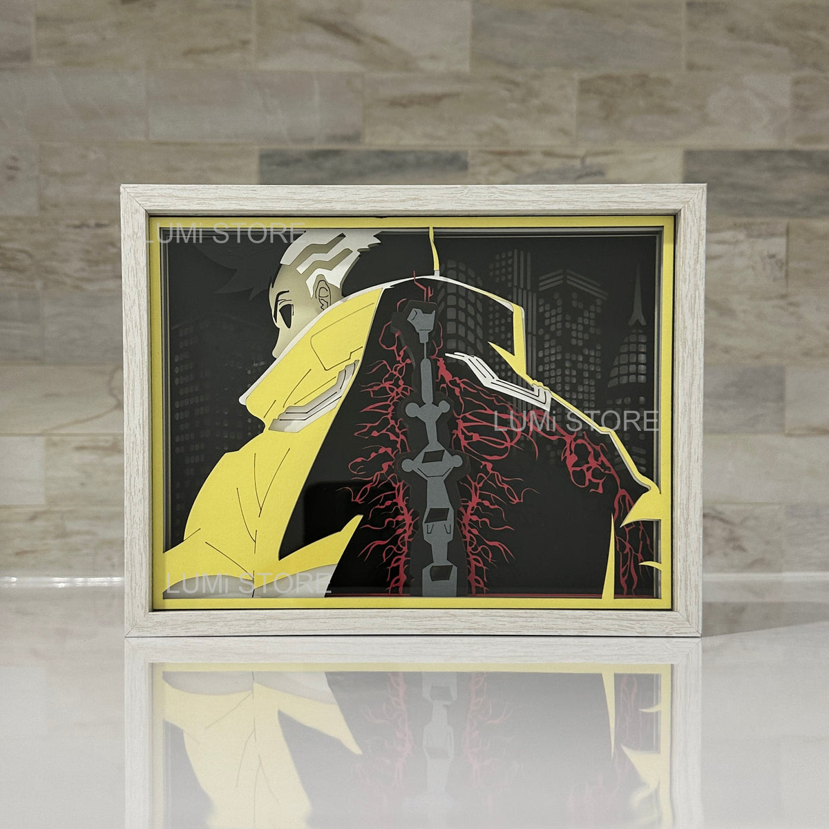 Cyberpunk: Edgerunners LED light box glowing