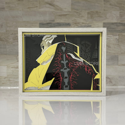 Cyberpunk: Edgerunners LED light box glowing