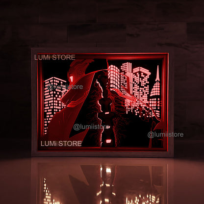 Cyberpunk: Edgerunners LED light box - alternate view