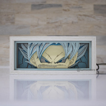 Goku from Dragon Ball LED light box glowing
