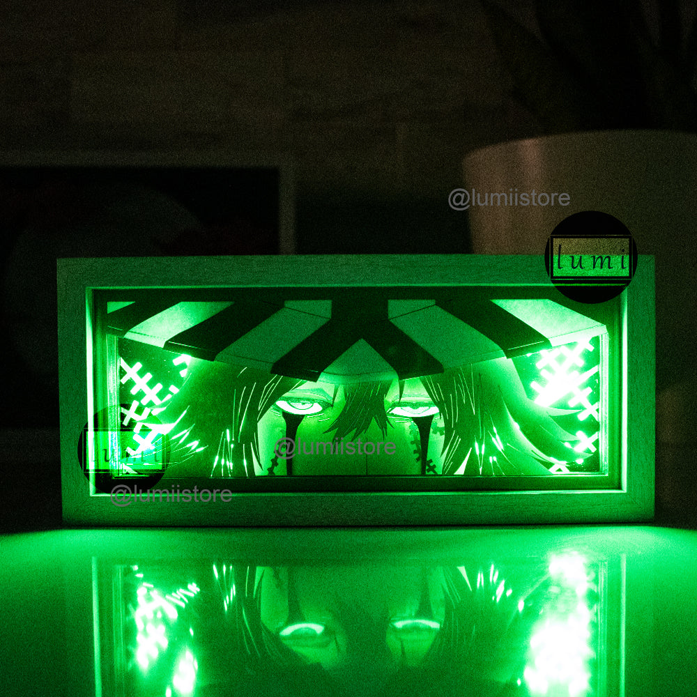 Kisuke from Bleach LED light box - alternate view