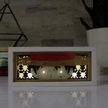 Luffy from One Piece lightbox template preview - detail view