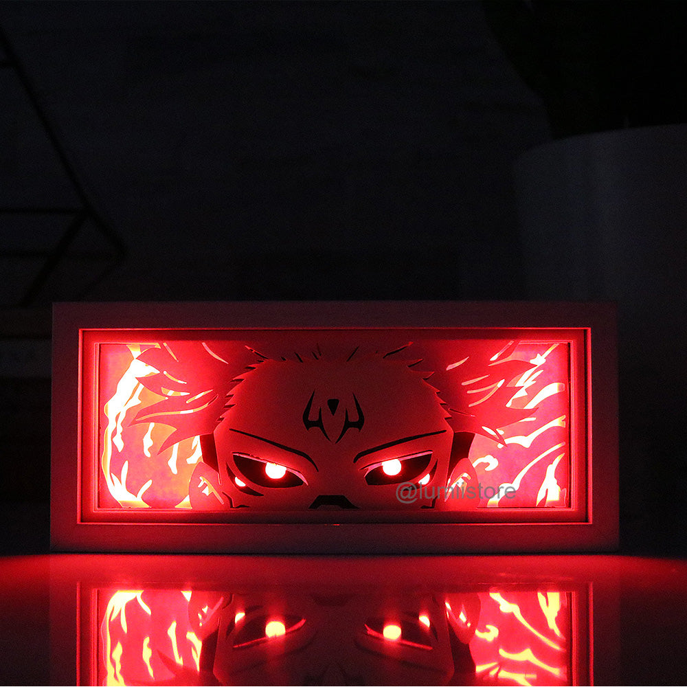 Sukuna from Jujutsu Kaisen lightbox template preview - detail view
