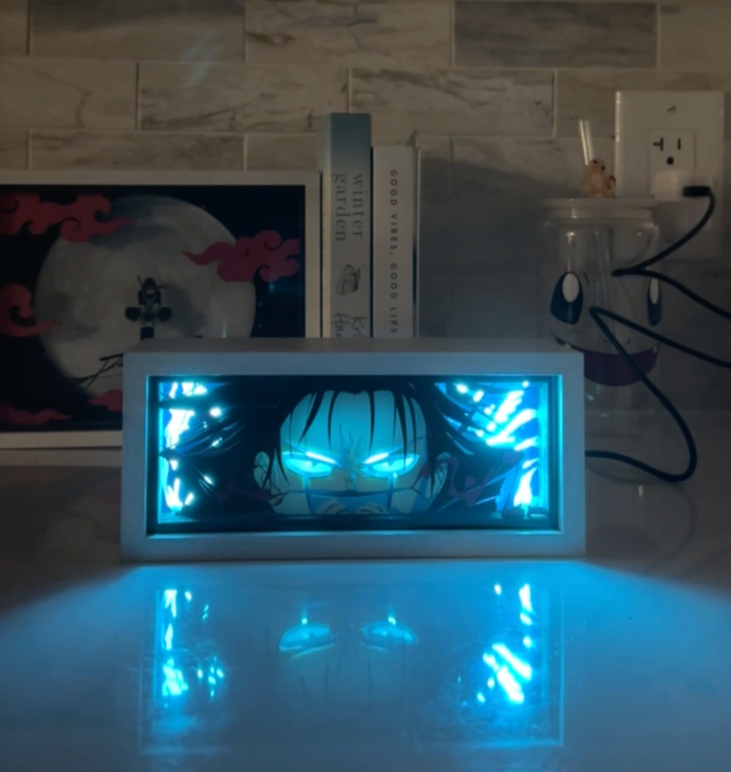Choso from Jujutsu Kaisen LED light box - alternate view