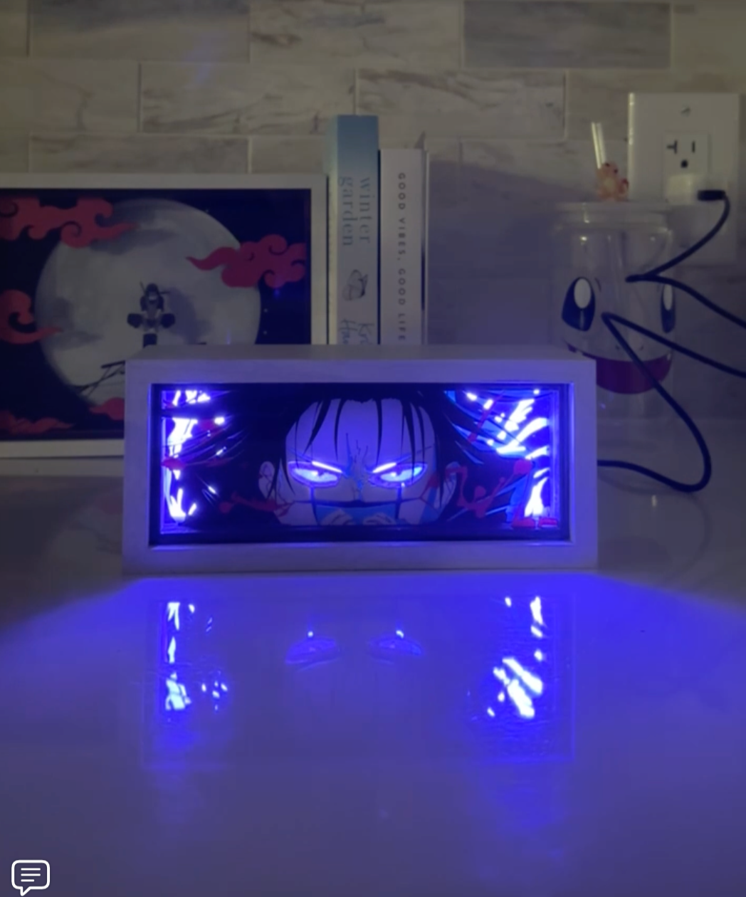 Choso from Jujutsu Kaisen LED light box - alternate view