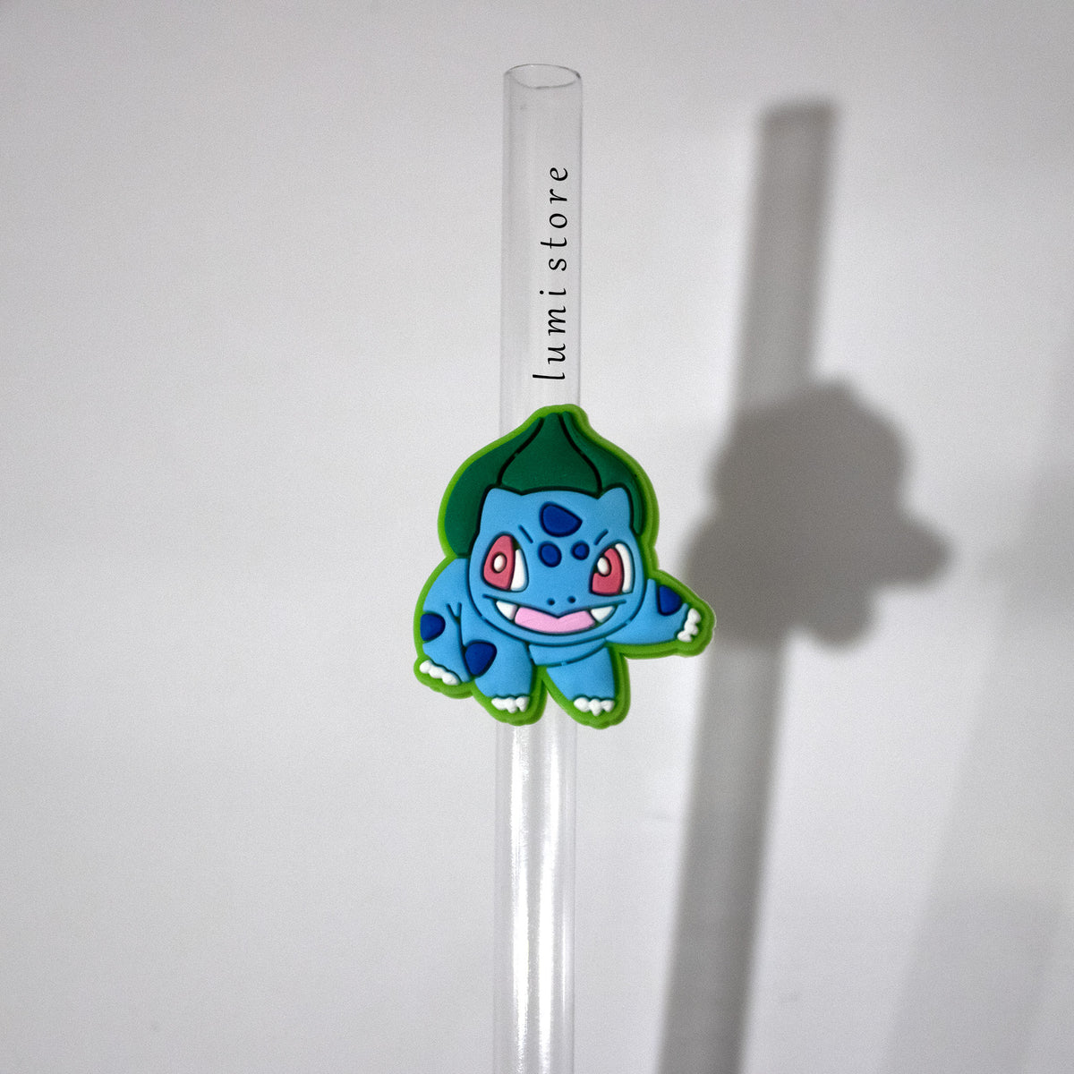 Bulbasaur from Pokémon straw topper - alternate view