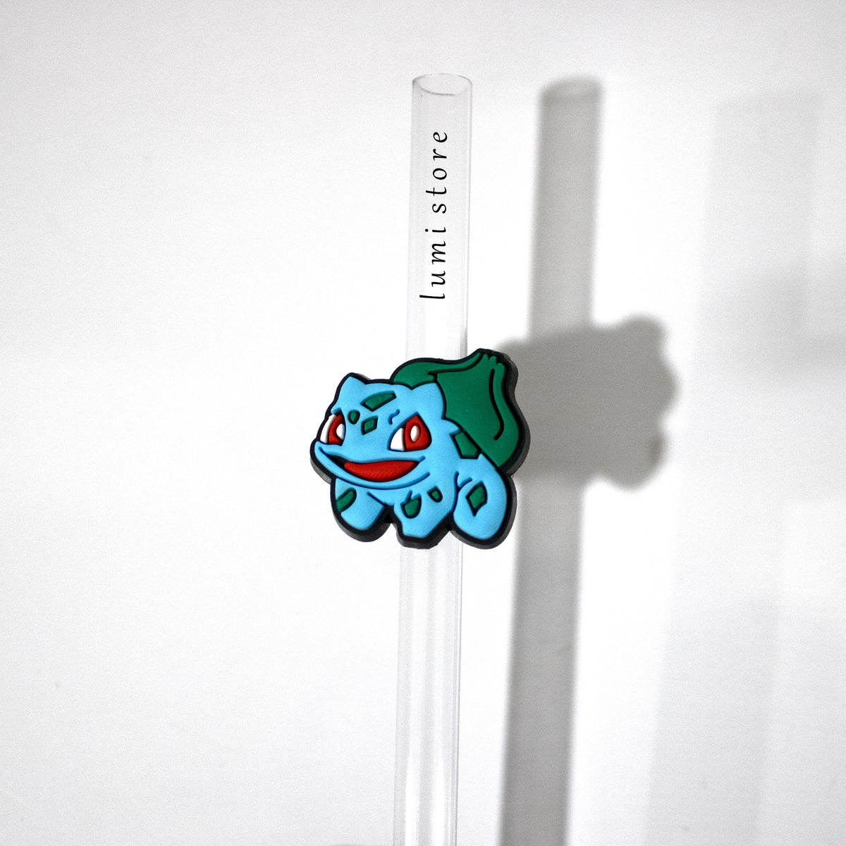 Bulbasaur from Pokémon straw topper - alternate view