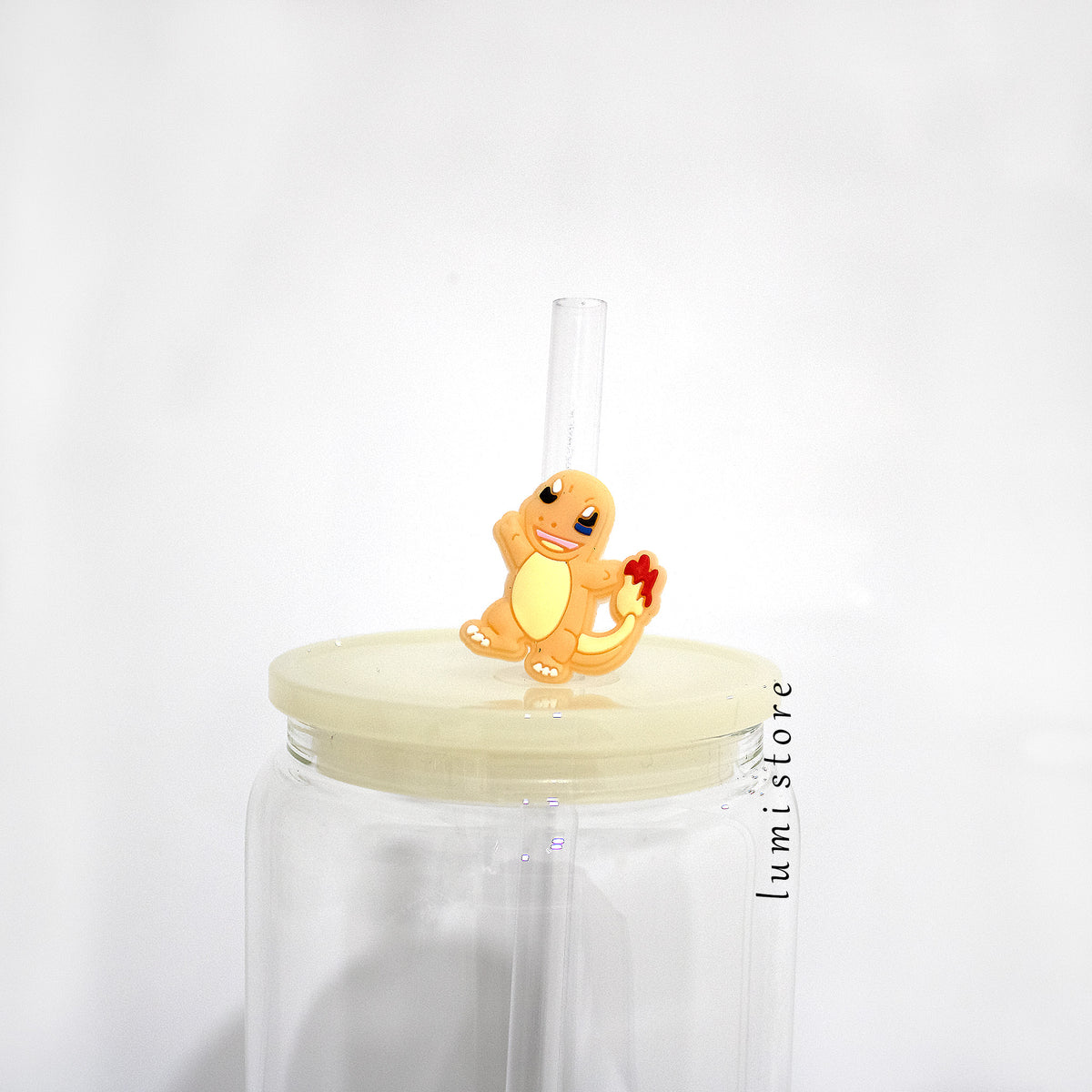 Charmander from Pokémon straw topper - detail view