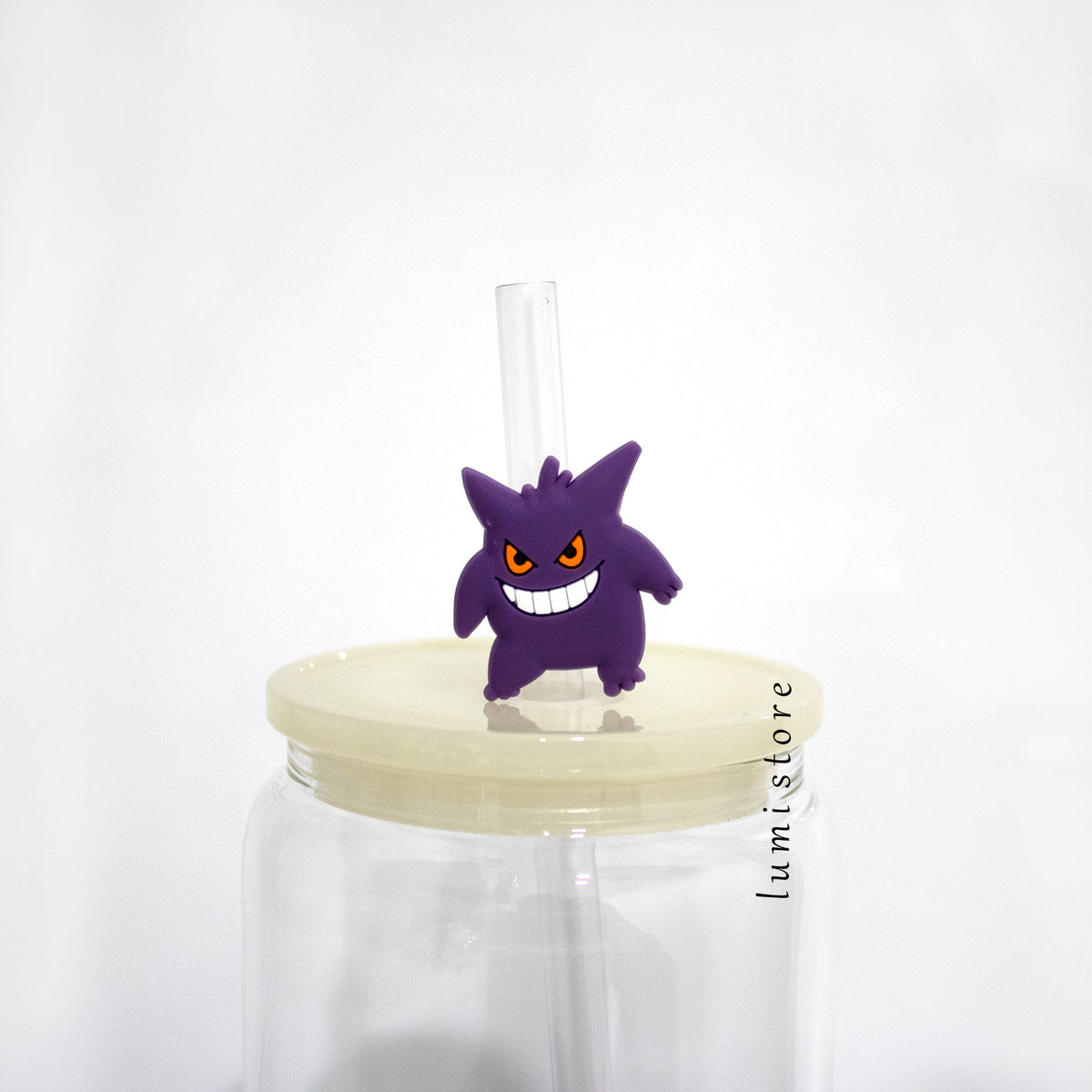 Gengar from Pokémon straw topper - detail view