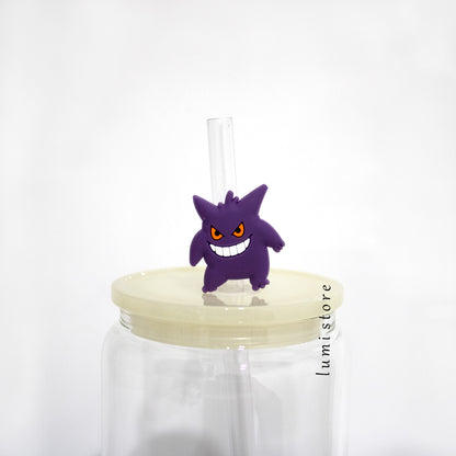 Gengar from Pokémon straw topper - detail view