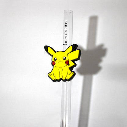 Pikachu from Pokémon straw topper