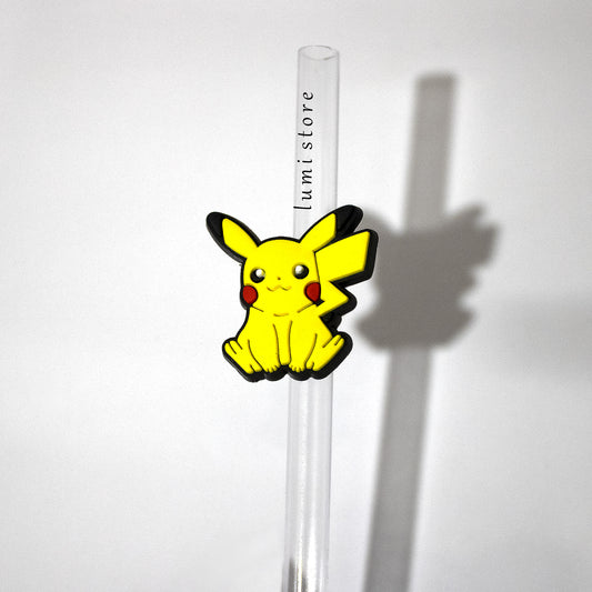 Pikachu from Pokémon straw topper