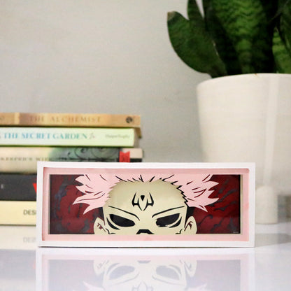 Sukuna from Jujutsu Kaisen lightbox template preview - alternate view