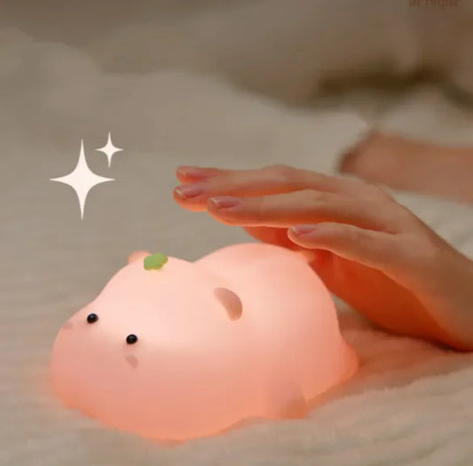 Cartoon Hippo NIght Lamp